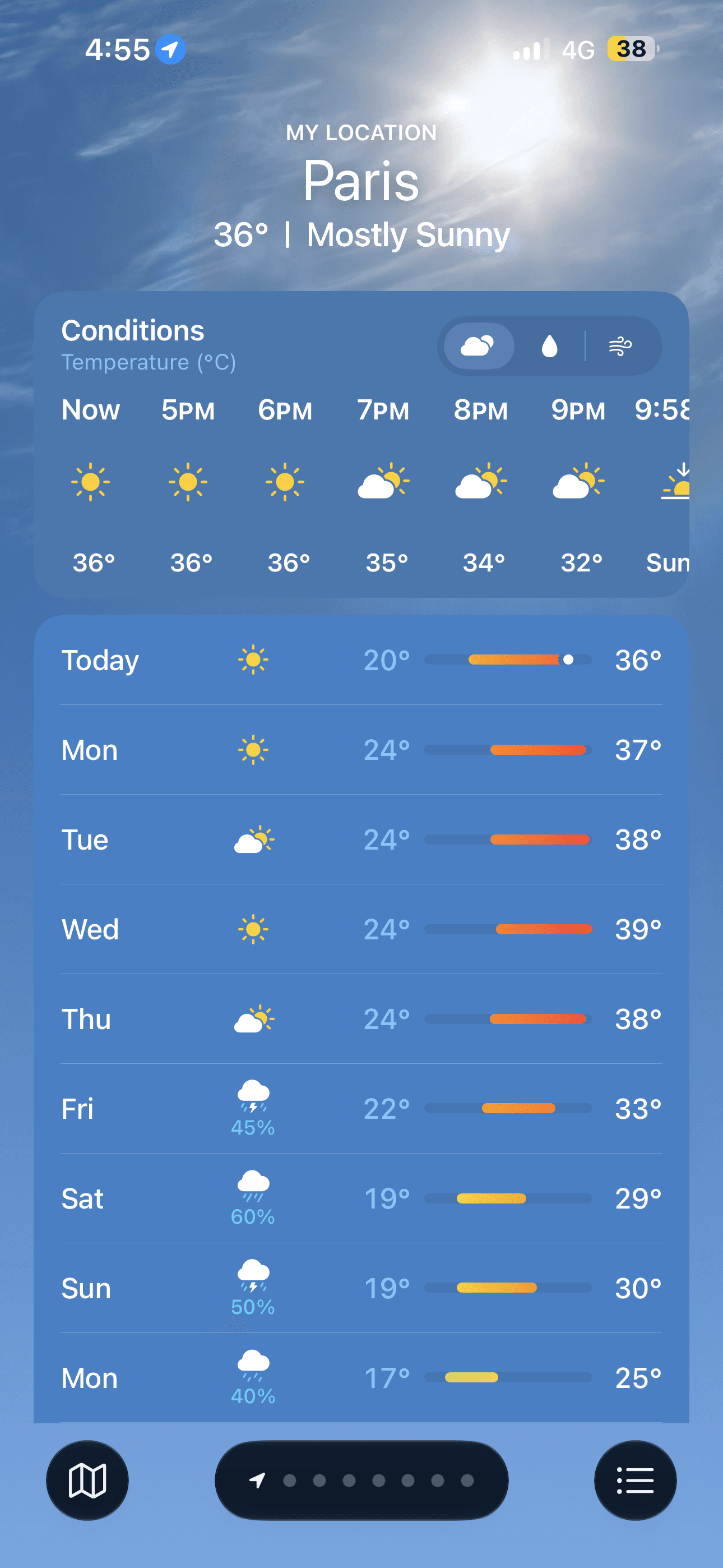 Data points in any trails must include the weather. 🥵