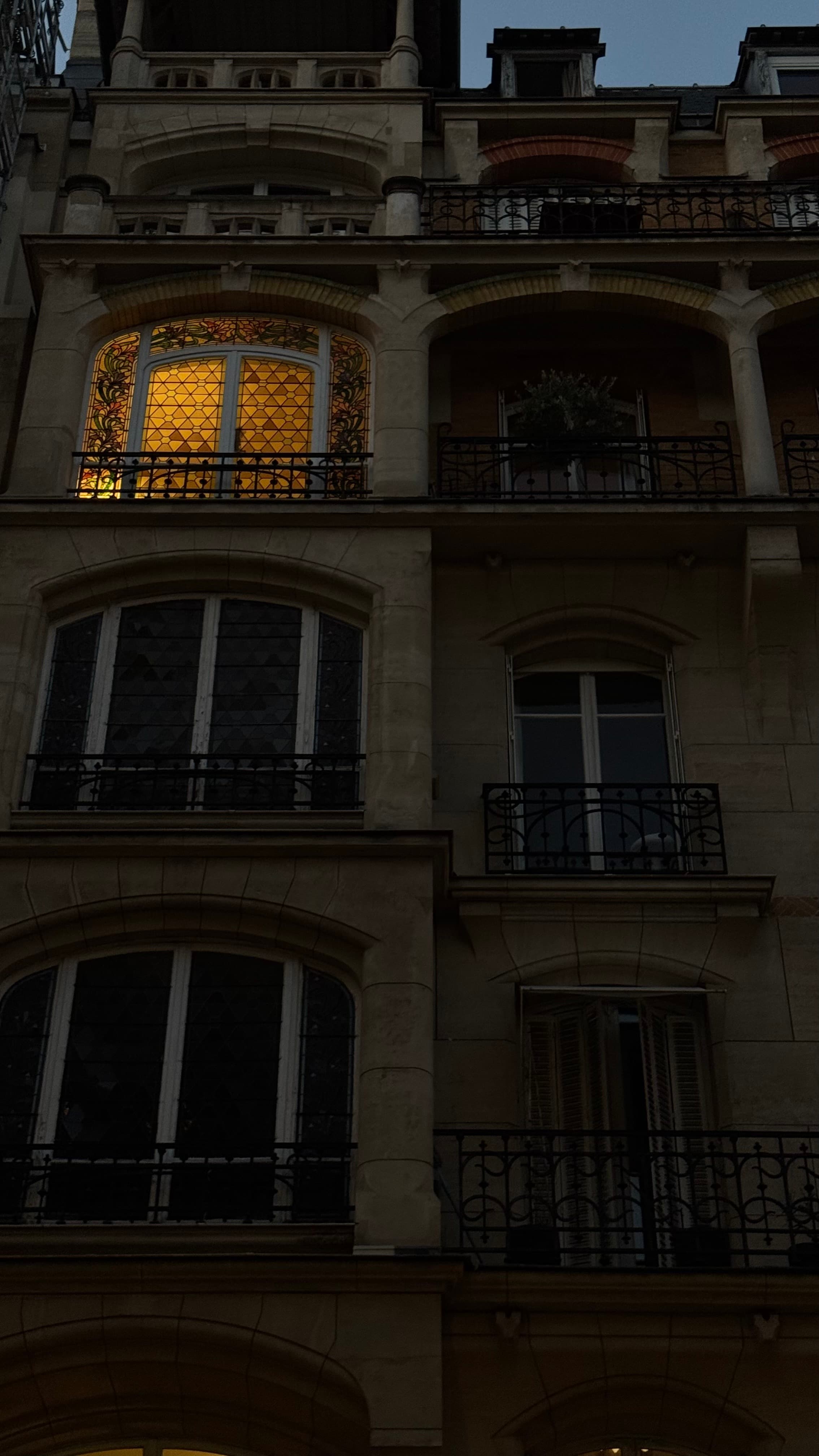 And this is how today’s photo journey ends, with a view of an enlightened window.