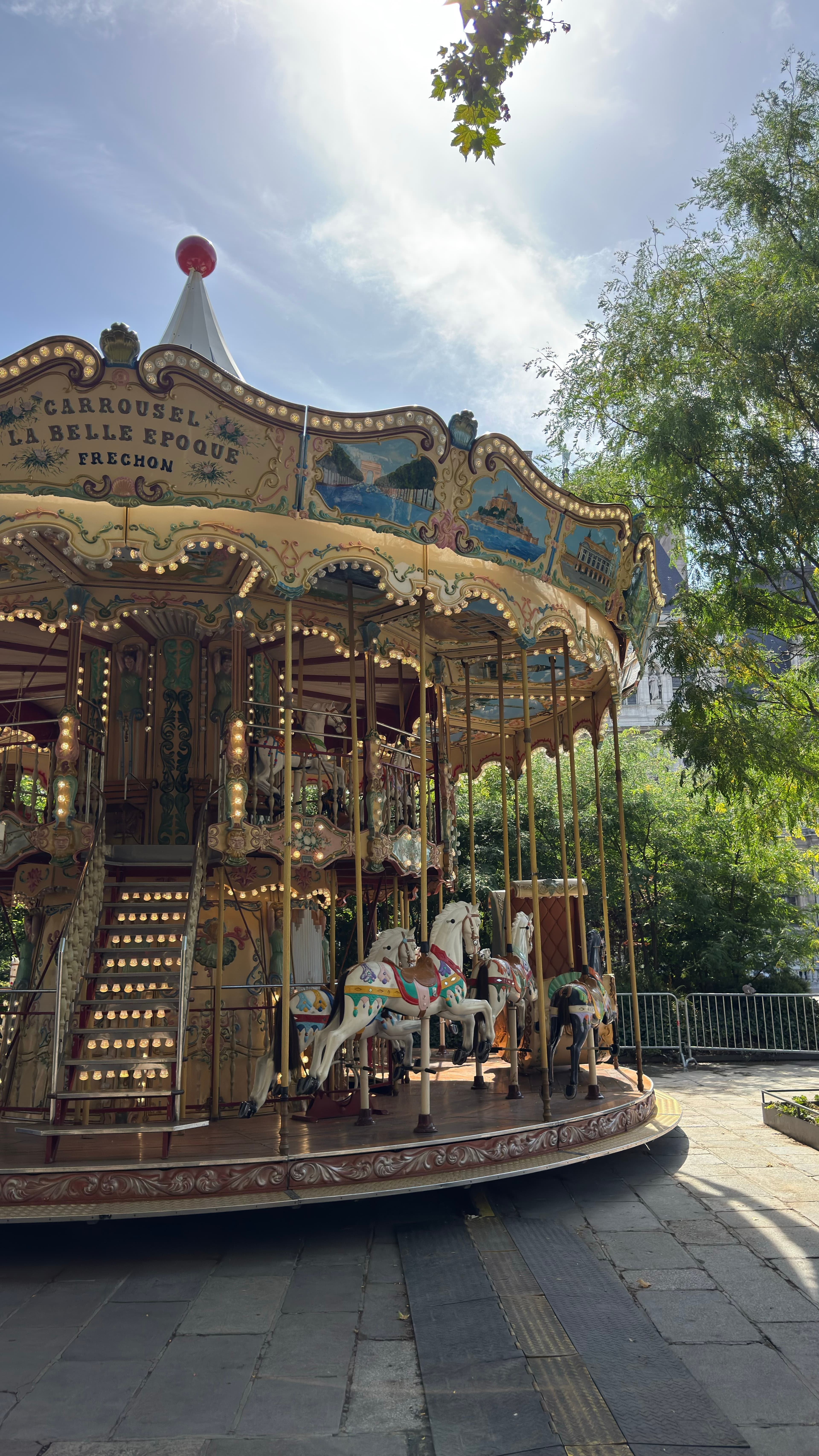 Here’s another carousel that I came across on our way to see the Notre Dame Cathedral. I think this is the third or fourth one so far, and probably the last.