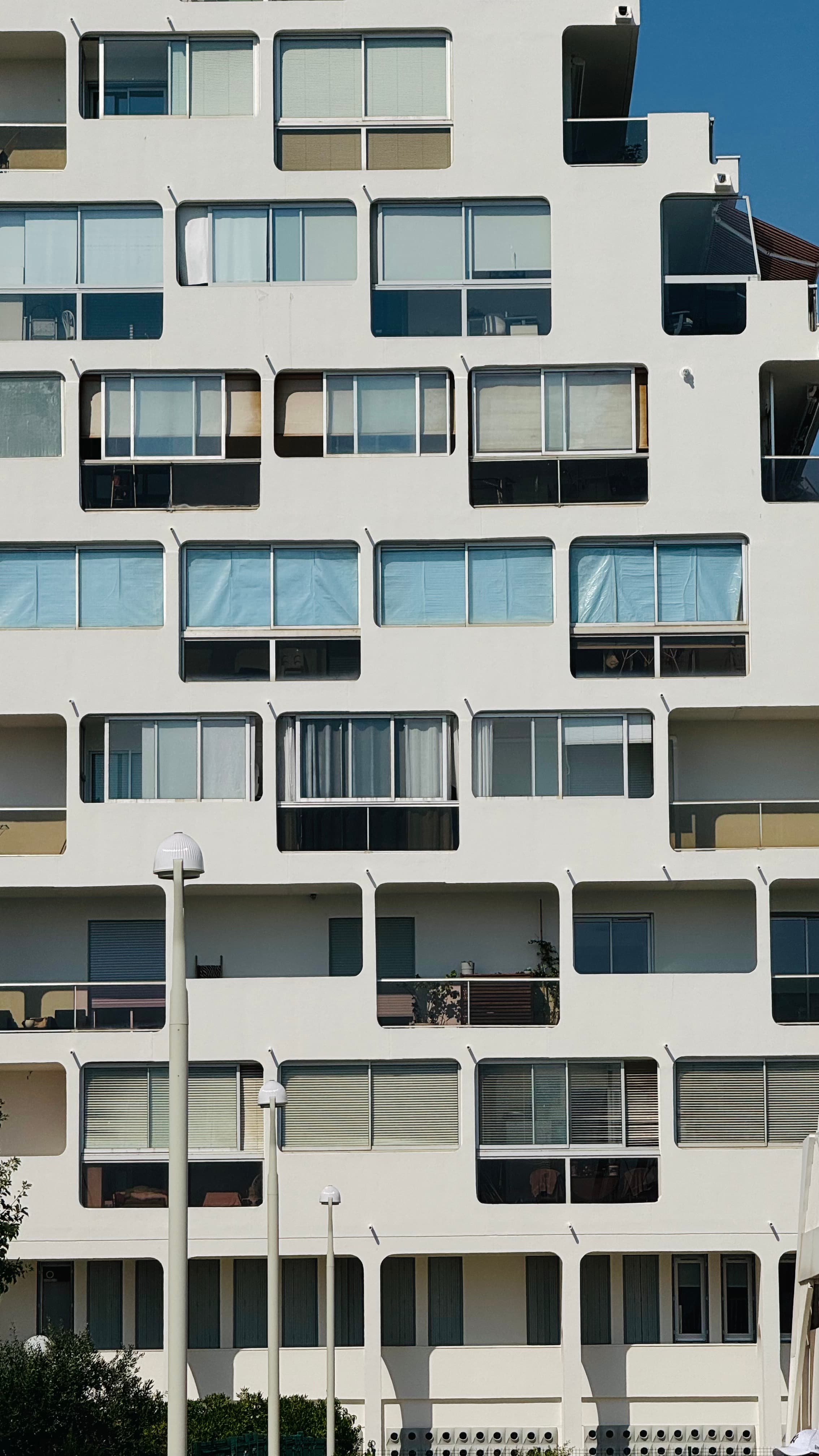 Typical architecture found at La Grande-Motte, France.