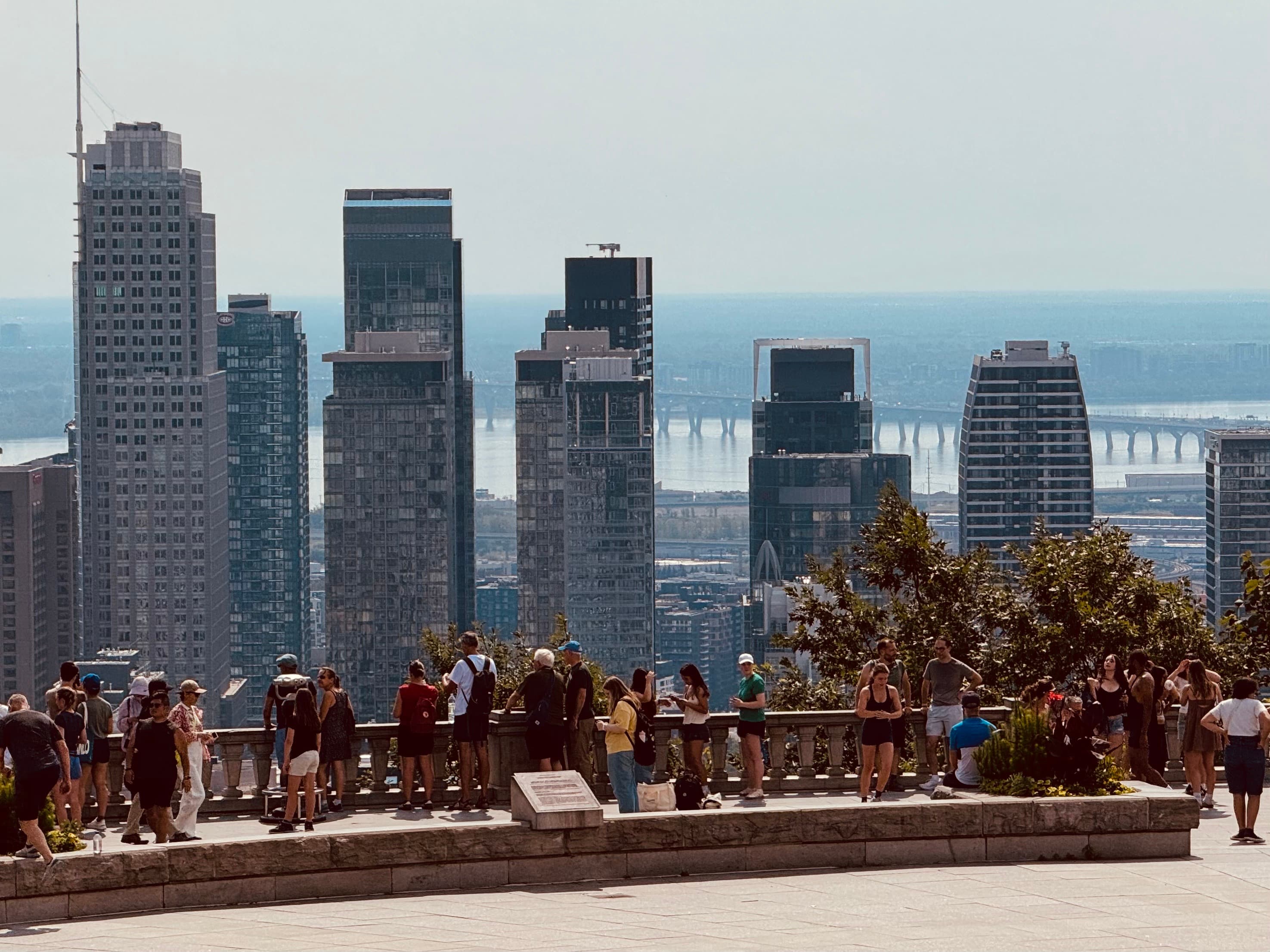 I think this is the best place to overlook downtown Montreal.