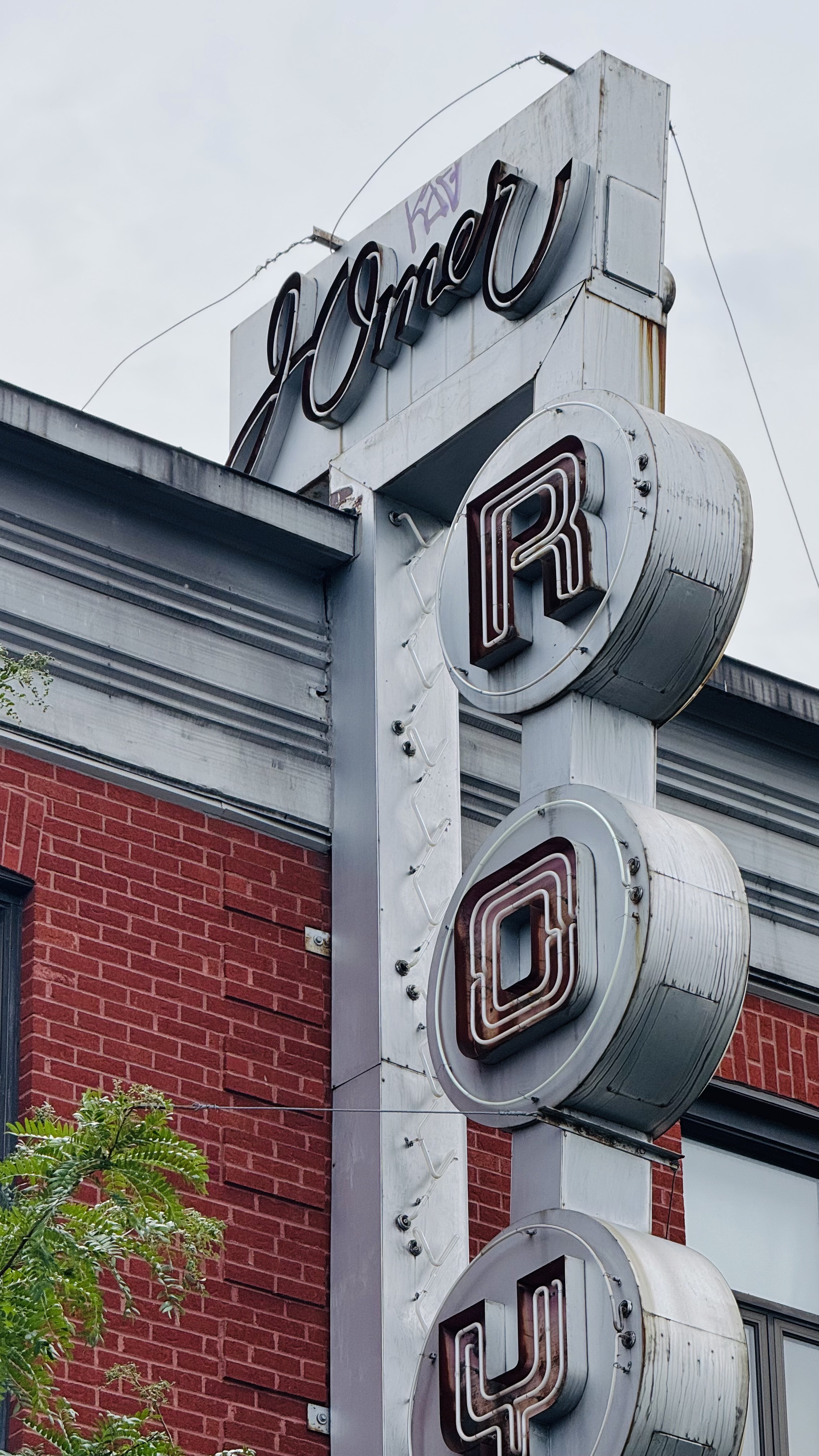 An artifact of Montreal's past era. We used to find them everywhere on downtown Montreal's Ste-Catherine Street back in the fifties.